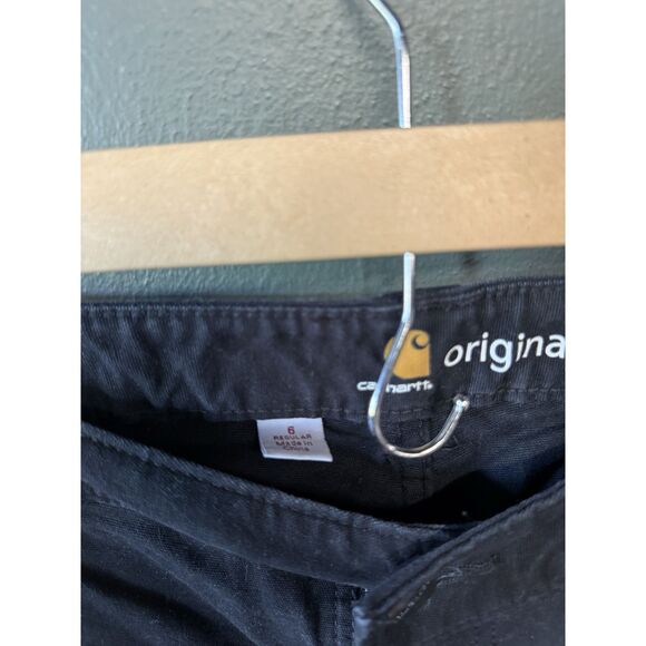 Carhartt Womens Black Chino Work Pants Size 6 - Picture 3 of 3